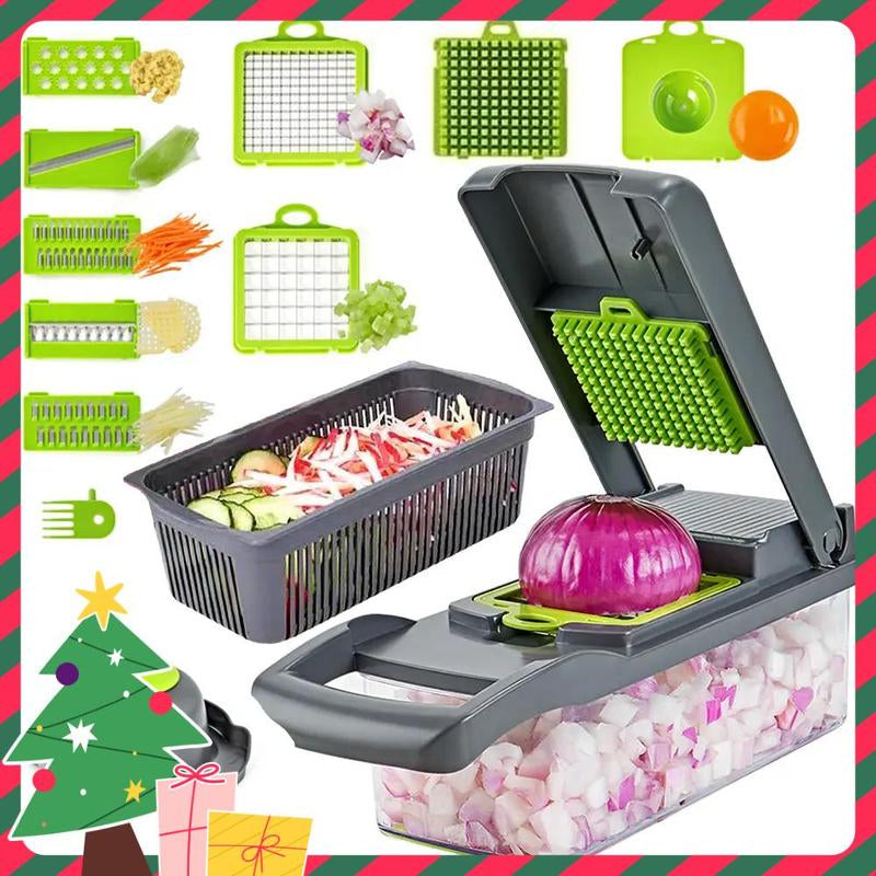 Plastic Multipurpose Chopper, Fruits & Vegetable Cutter, Grater Peeler Chipser for Kitchen, Durable Dicer Chopper for Summer, Candy Kitchen Accessories, Kitchen Gadgets, Shoestring Fries Chick Fil A