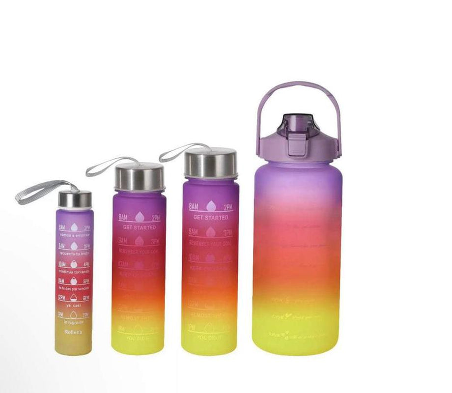 Set of 4 in 1 Water Bottle