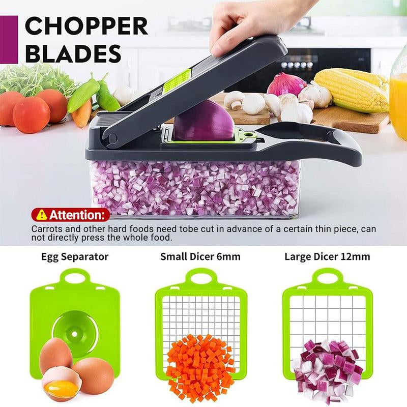 Plastic Multipurpose Chopper, Fruits & Vegetable Cutter, Grater Peeler Chipser for Kitchen, Durable Dicer Chopper for Summer, Candy Kitchen Accessories, Kitchen Gadgets, Shoestring Fries Chick Fil A