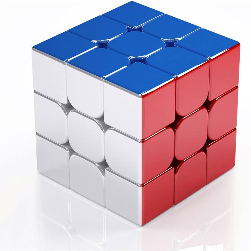 Cyclone Boys 3X3 Speed Cube Magnetic Reflective Mirror,Stickerless Magic Cube Puzzle Toys