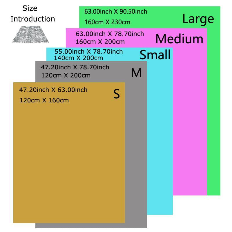 Plush Floor Mat Decorative Area Rug, Modern Floor Carpet for Living Room Bedroom Home Decor, Room Decor