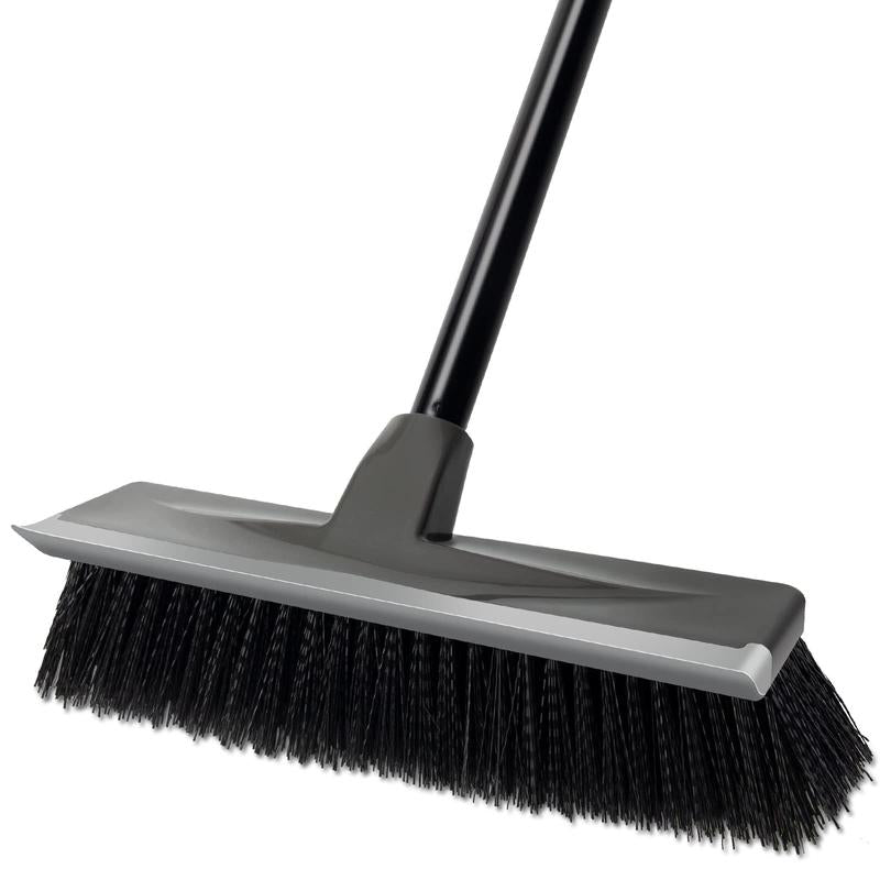 2 in 1 Floor Brush Scrubber with Long Handle Grout Brush 2023 New Upgrade Scrape Stiff Bristle Cleaning Scrub Brush with Squeegee 120°Rotating Tile Brush for Cleaning Bathroom Glass Patio Kitchen Floor Cleaner Floor Spatula Deck Brush Floor Brush