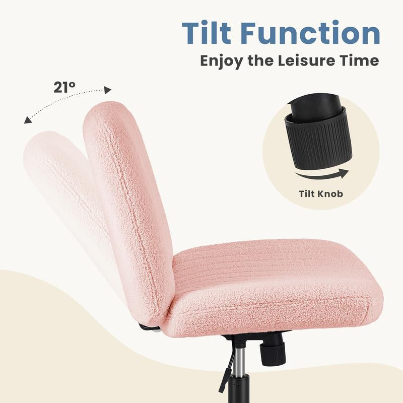 【Star Furniture】Height Adjustable Criss Cross Chair with No Wheels / with Wheels- Office Wide Swivel Home Office Desk Chairs Reading Chair