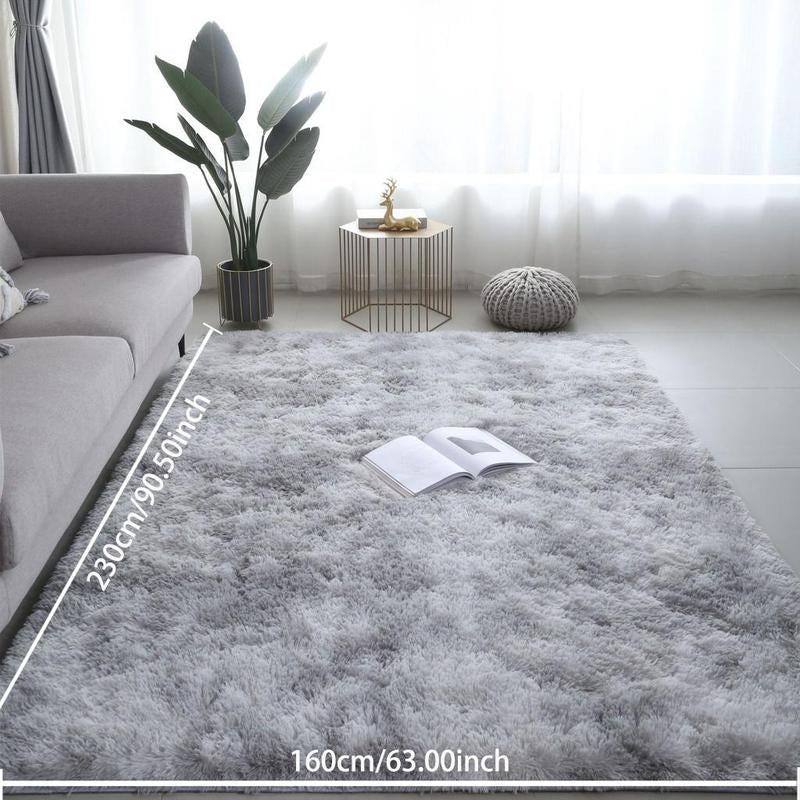 Plush Floor Mat Decorative Area Rug, Modern Floor Carpet for Living Room Bedroom Home Decor, Room Decor