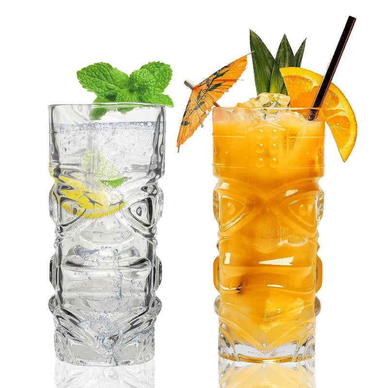 2 Packs 20Oz Glass Tumblers Set with Lids and Glass Straws Drinkware, Ice Coffee Cups, Bottles, Cup and Mug for Juices and Milk, Holiday Gifts