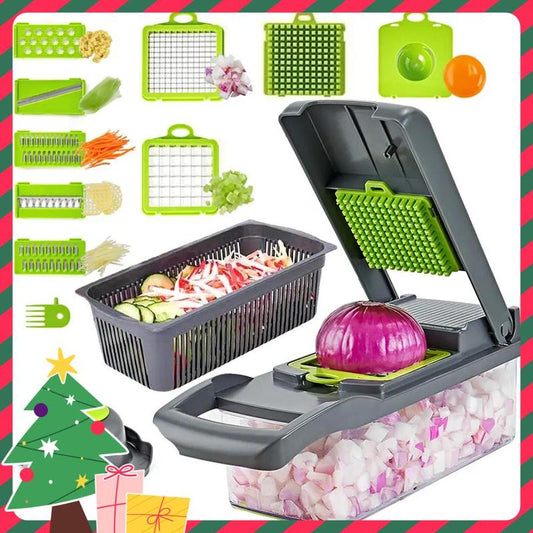 Plastic Multipurpose Chopper, Fruits & Vegetable Cutter, Grater Peeler Chipser for Kitchen, Durable Dicer Chopper for Summer, Candy Kitchen Accessories, Kitchen Gadgets, Shoestring Fries Chick Fil A