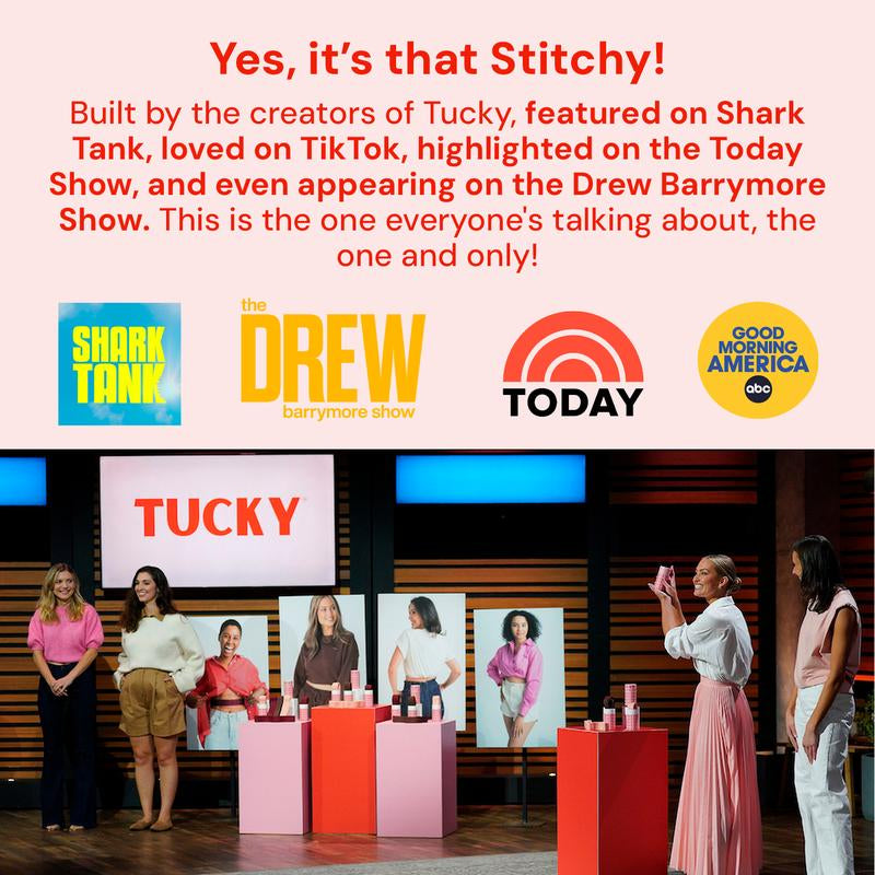 Stitchy 2.0 - Alter Your Clothing Instantly - 1 Red and Pink Stitchy with 1000 Micro Stitches - At-Home Alterations - Wardrobe Assistant