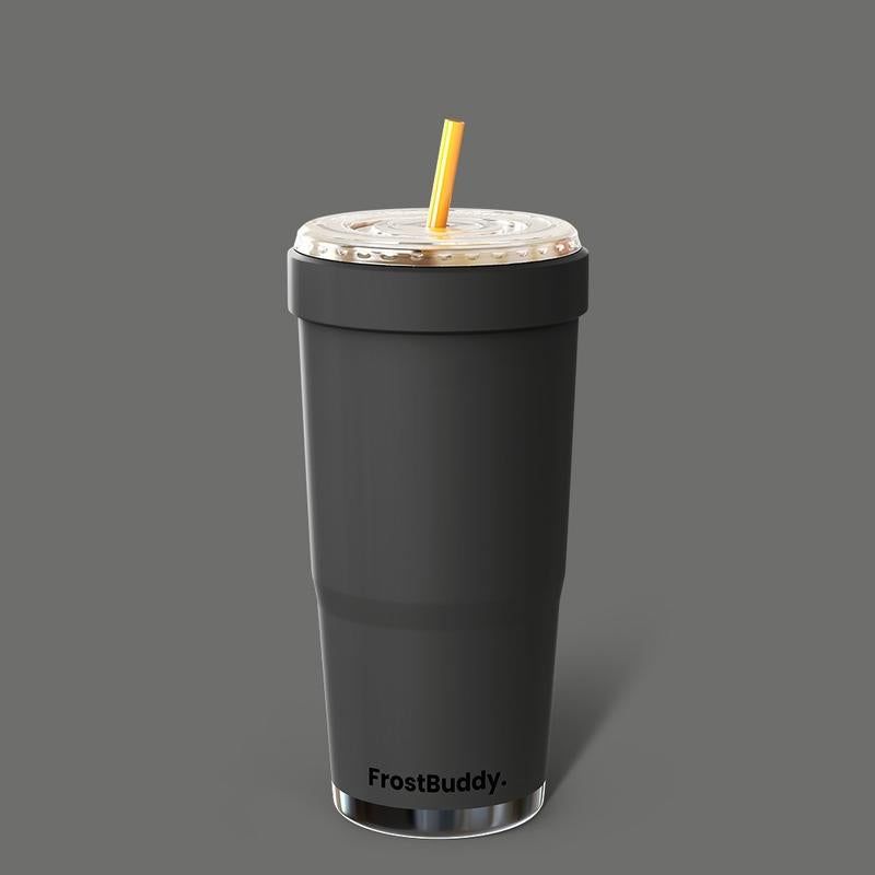 To-Go Buddy - Universal Cup Insulator for To-Go Cups - Keeps Drinks Hot Cold 12+ Hours - Vacuum Insulated Tumbler