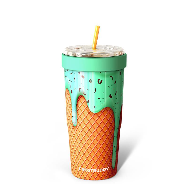 To-Go Buddy - Universal Cup Insulator for To-Go Cups - Keeps Drinks Hot Cold 12+ Hours - Vacuum Insulated Tumbler