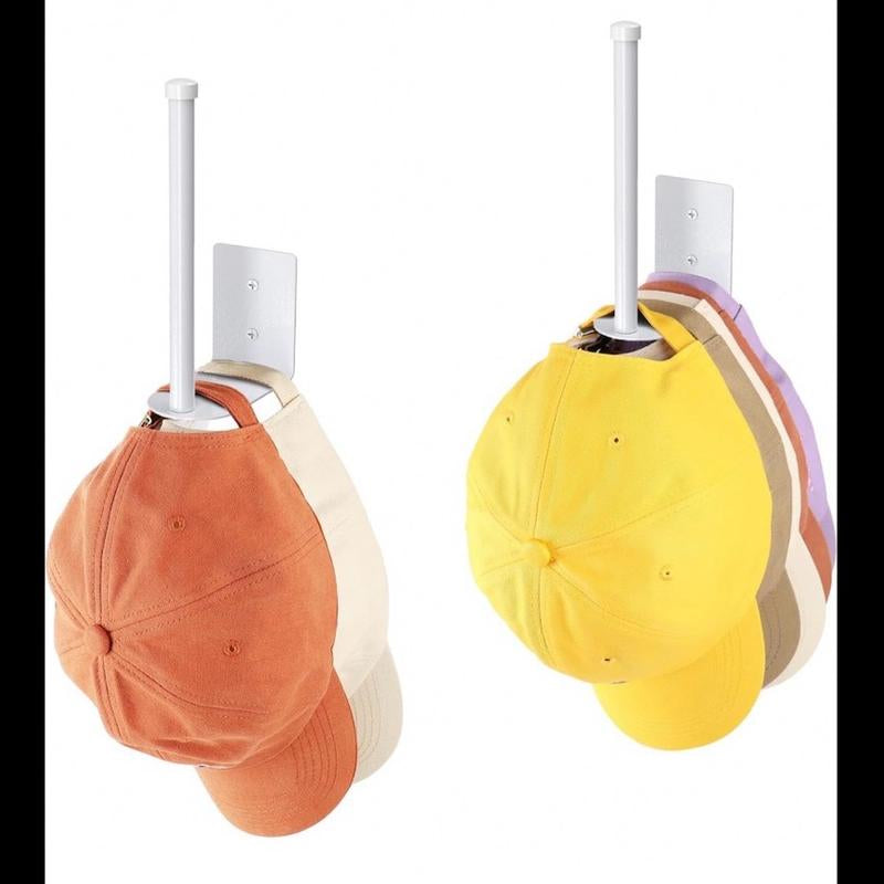 Wall-Mounted Hat Rack Organizer - Space-Saving Cap Hanger for Easy Storage and Display Hanging - Perfect for Any Home Tube Top Rack Tick to K Shop Summer Sale Hangable