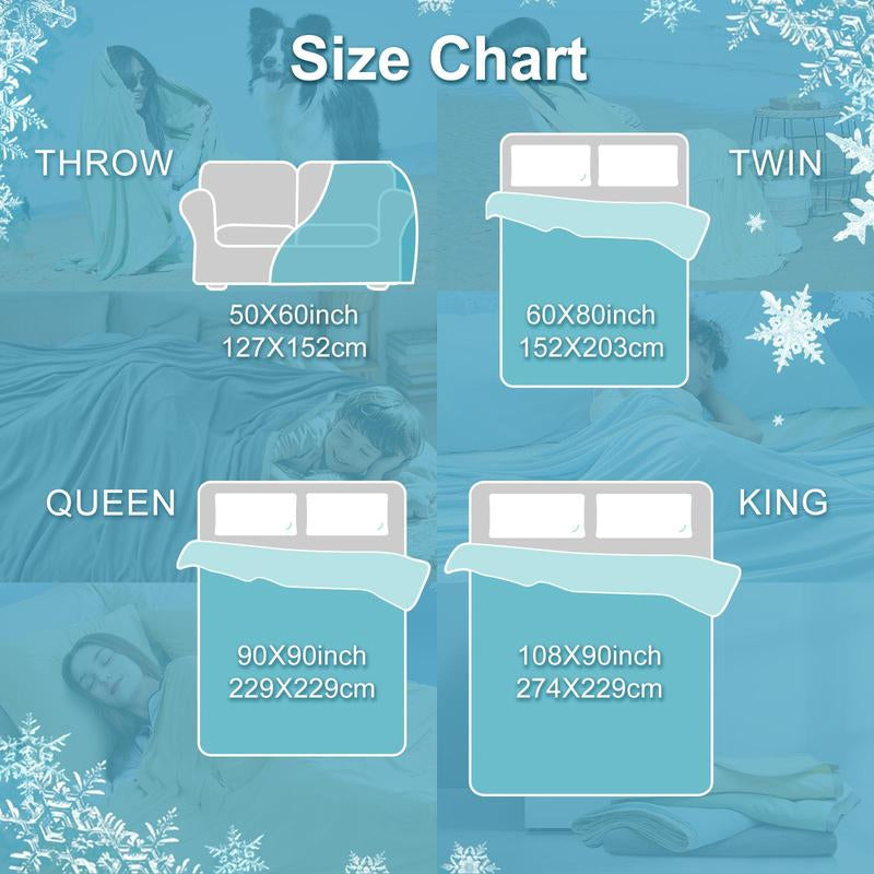 Summer Cooling Blanket, 1 Count Cold Air Conditioning Nylon Blanket, Lightweight Breathable Soft Cooling Smooth Blankets for Sleeping, Cozy Room Accessories, Mother'S Day Gifts, Machine Washable Blanket, Soft Fleece Blanket, Cozy Throw Blanket