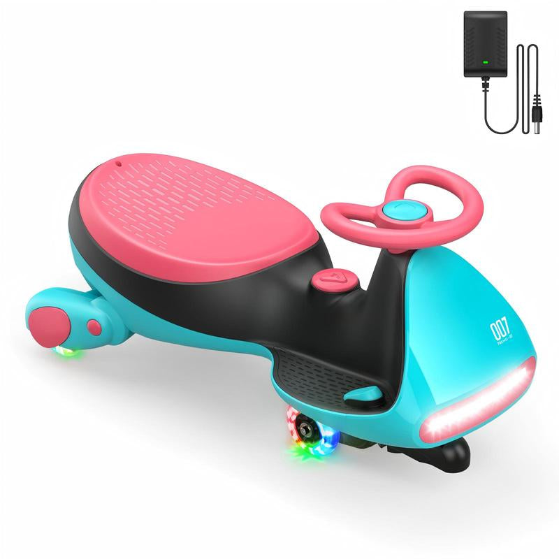 Fanttikride N7 Electric Wiggle Car with Pedal, Ride on Toy, Tiktokshopbacktoschool