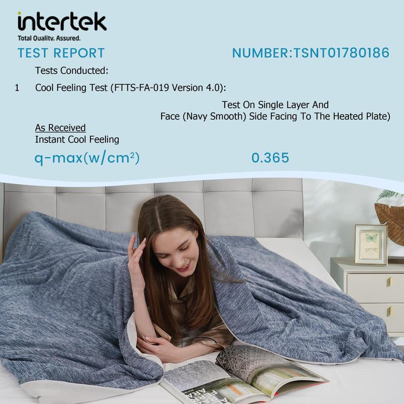 All Season Cooling Warm Blanket, 500Gsm Soft Cloud-Like Lightweight Breathable Skin-Friendly Summer Blanket, Reversible Cooling Blanket for Sleeping, Great Decor for Couch Bed Sofa Home Car, Mother'S Day Gifts, Bedroom Accessories, Fathers Day Gift