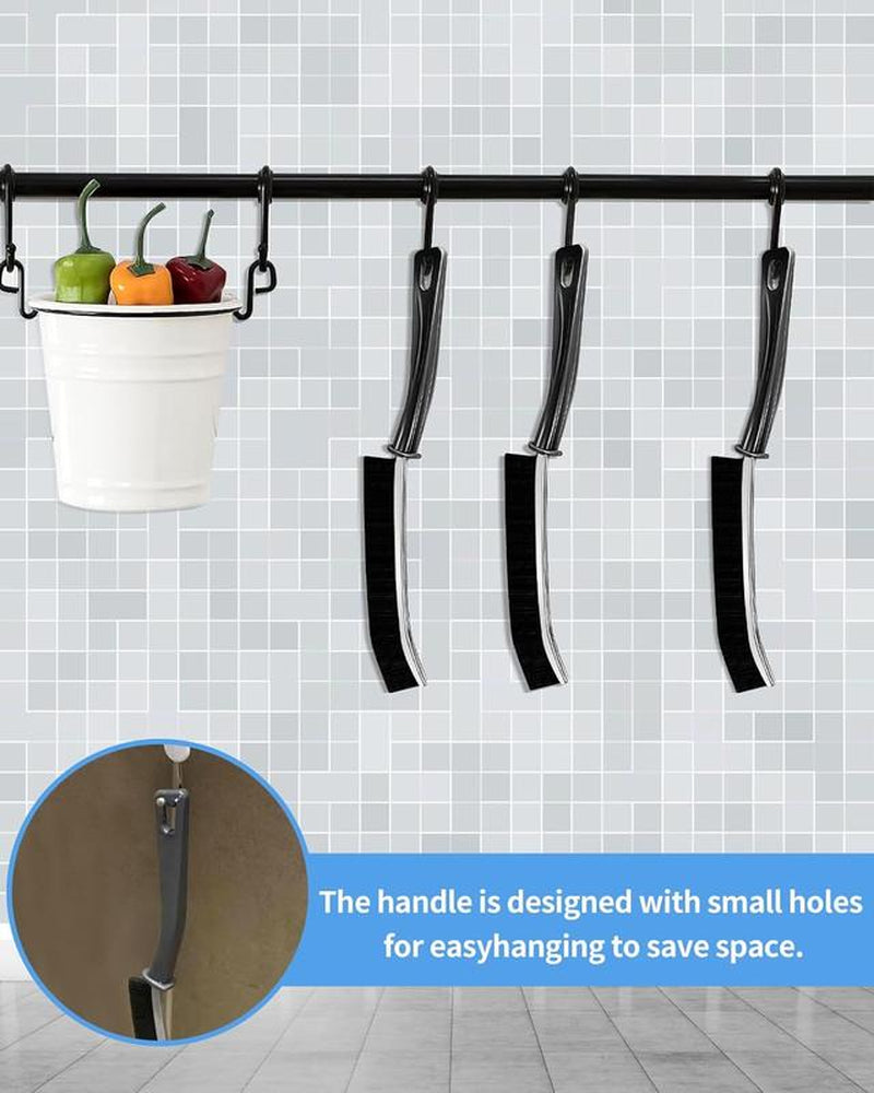 【US 2025 Deals for You Days】5 Pcs Crevice Cleaning Brush Hard Bristle Gap Brush Multifunctional Crevice Cleaning Tool Summer- Turn Up