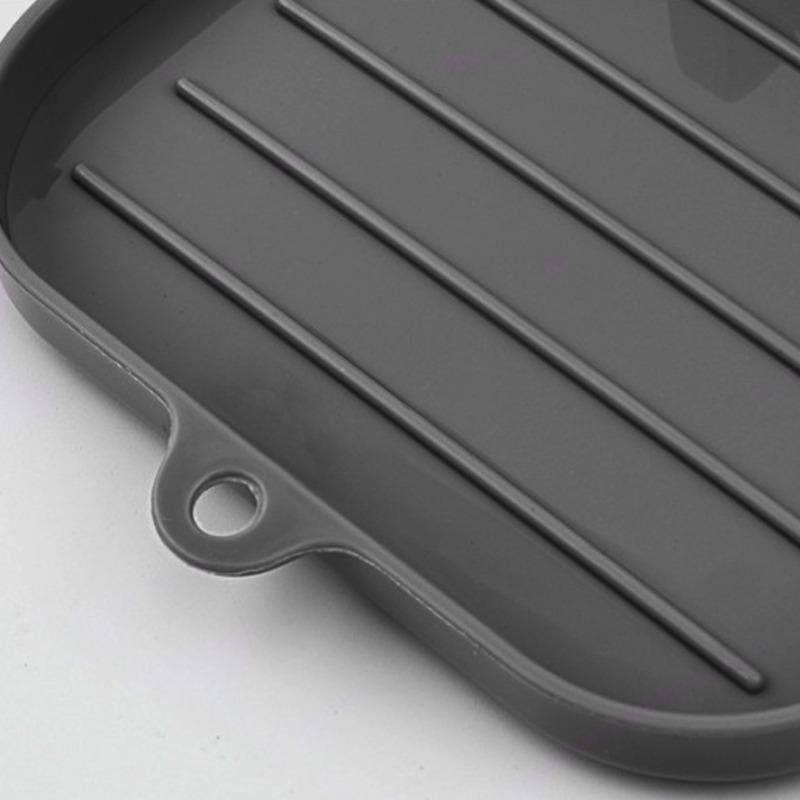 Pot Lid and Spoon Holder, 1 Count Non-Slip Kitchen Pot Lid and Spoon Rest, Spatula Countertop Storage Rack, Kitchen Gadgets, Kitchen Accessories, Kitchen Utensils Storage Organizer, Summer Gift