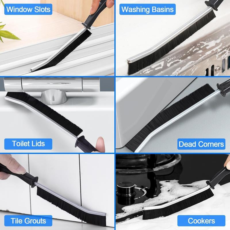 【US 2025 Deals for You Days】5 Pcs Crevice Cleaning Brush Hard Bristle Gap Brush Multifunctional Crevice Cleaning Tool Summer- Turn Up