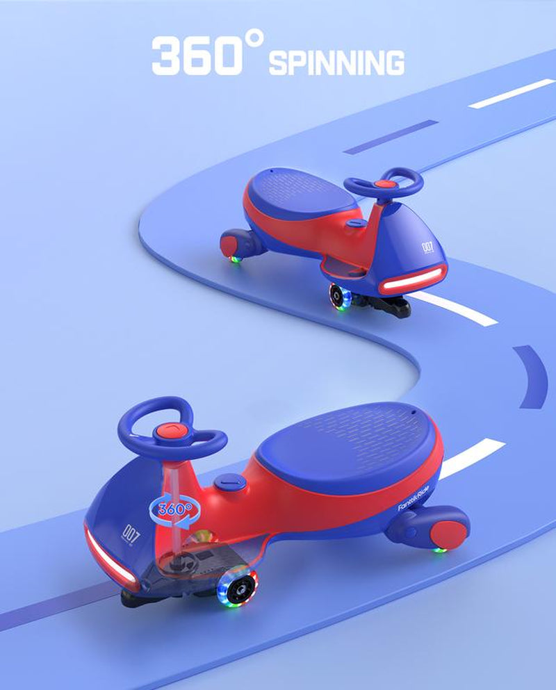 Fanttikride N7 Electric Wiggle Car with Pedal, Ride on Toy, Tiktokshopbacktoschool