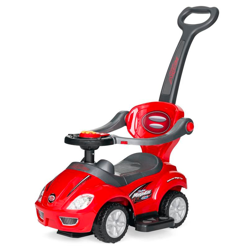 Best Choice Products 3-In-1 Kids Push and Pedal Toddler Ride on Wagon Play Toy Stroller W/ Sounds, Handle, Horn