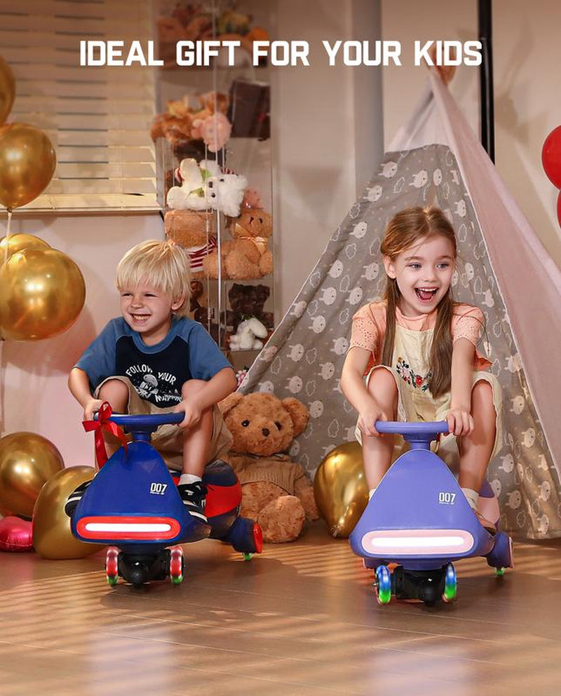 Fanttikride N7 Electric Wiggle Car with Pedal, Ride on Toy, Tiktokshopbacktoschool