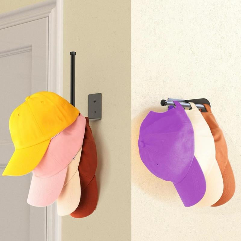 Wall-Mounted Hat Rack Organizer - Space-Saving Cap Hanger for Easy Storage and Display Hanging - Perfect for Any Home Tube Top Rack Tick to K Shop Summer Sale Hangable