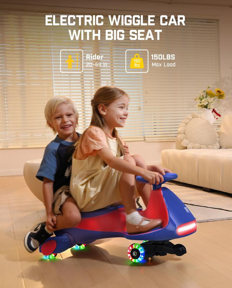 Fanttikride N7 Electric Wiggle Car with Pedal, Ride on Toy, Tiktokshopbacktoschool