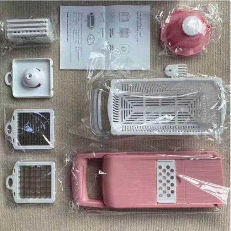 12 in 1 Manual Vegetable Chopper Kitchen Gadgets Food Chopper Vegetable Slicer