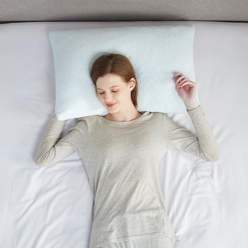 Sleep Philosophy Rayon from Bamboo Shredded Memory Foam Pillow, Queen, King, Body Pillow, Ivory