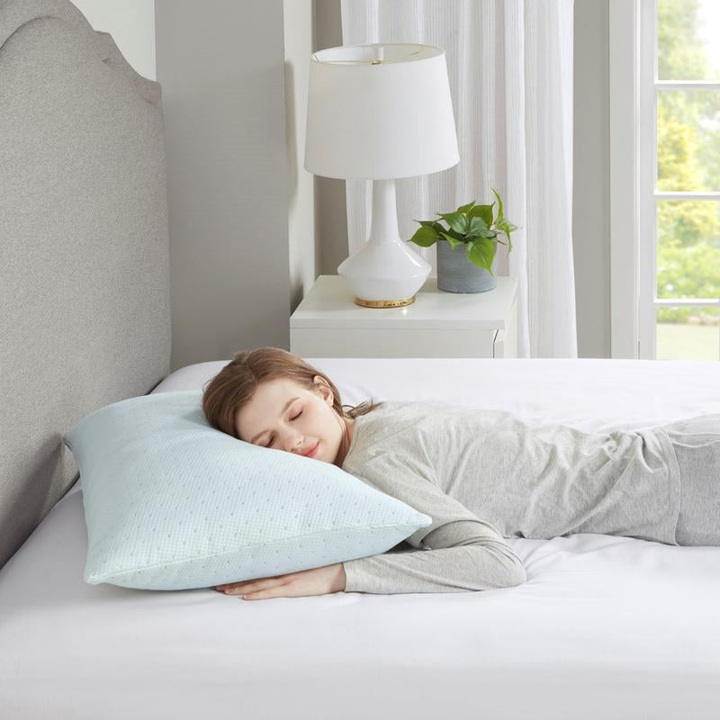 Sleep Philosophy Rayon from Bamboo Shredded Memory Foam Pillow, Queen, King, Body Pillow, Ivory