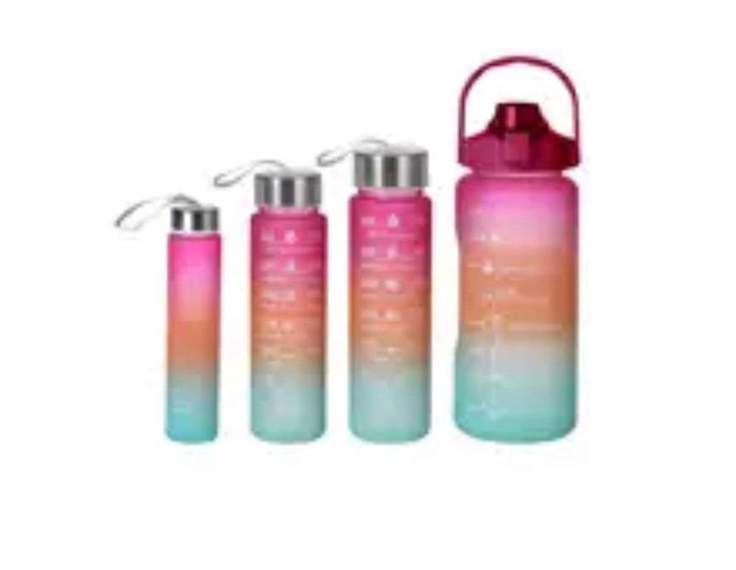 Set of 4 in 1 Water Bottle