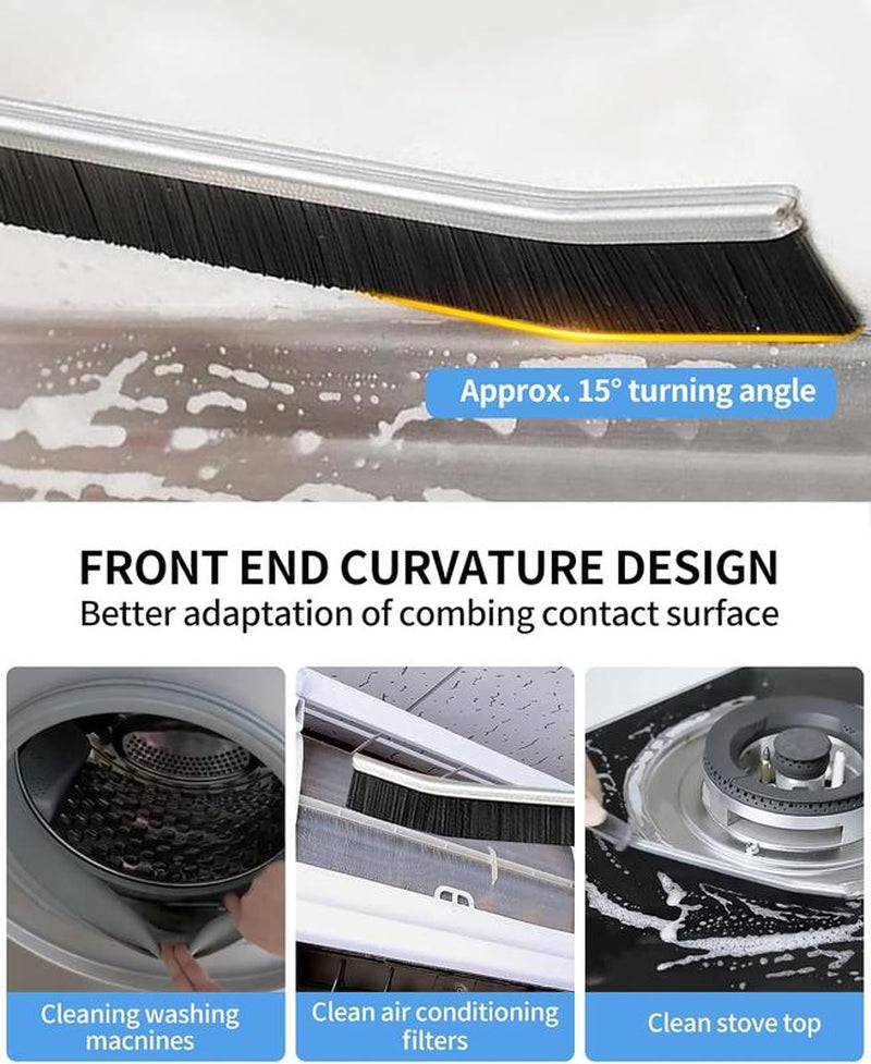 【US 2025 Deals for You Days】5 Pcs Crevice Cleaning Brush Hard Bristle Gap Brush Multifunctional Crevice Cleaning Tool Summer- Turn Up