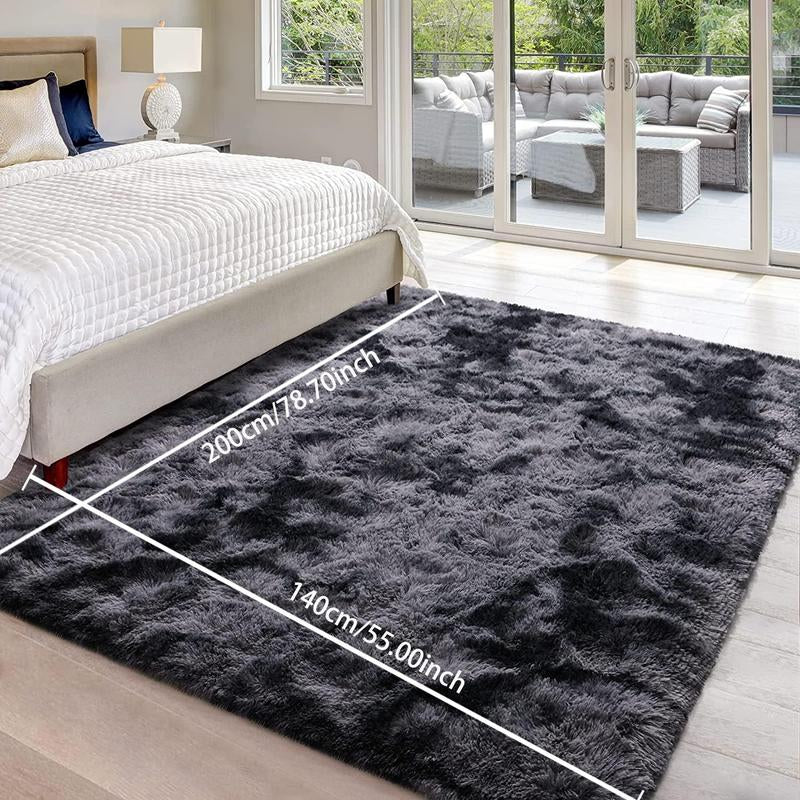 Plush Floor Mat Decorative Area Rug, Modern Floor Carpet for Living Room Bedroom Home Decor, Room Decor