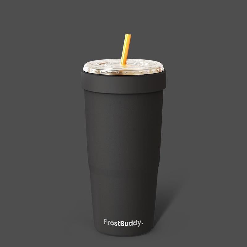 To-Go Buddy - Universal Cup Insulator for To-Go Cups - Keeps Drinks Hot Cold 12+ Hours - Vacuum Insulated Tumbler