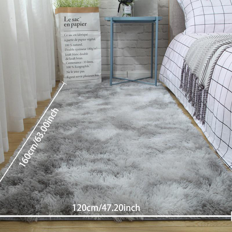 Plush Floor Mat Decorative Area Rug, Modern Floor Carpet for Living Room Bedroom Home Decor, Room Decor