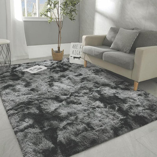 Plush Floor Mat Decorative Area Rug, Modern Floor Carpet for Living Room Bedroom Home Decor, Room Decor