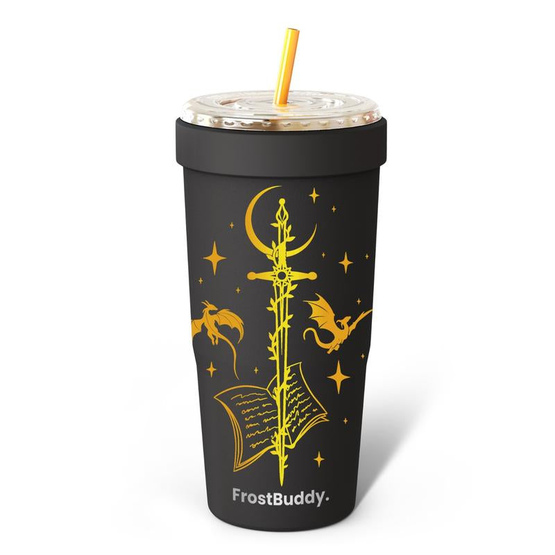 To-Go Buddy - Universal Cup Insulator for To-Go Cups - Keeps Drinks Hot Cold 12+ Hours - Vacuum Insulated Tumbler