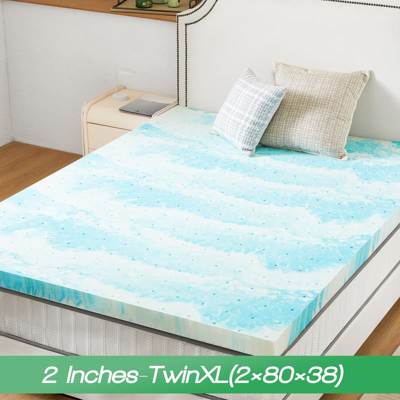 【Back to School】Sweet Furniture S - Mattress Topper Full Gel Memory Foam Mattress Topper