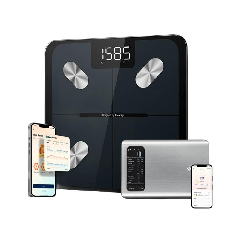 Etekcity Food Nutrition Scale, Digital Kitchen Calories Scale in Grams and Ounces, 19 Nutrient Facts, 11Lb Capacity, Stainless Steel, Kitchen Gadgets, Compact Design