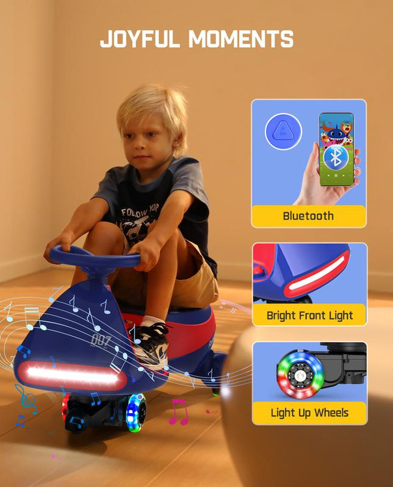 Fanttikride N7 Electric Wiggle Car with Pedal, Ride on Toy, Tiktokshopbacktoschool